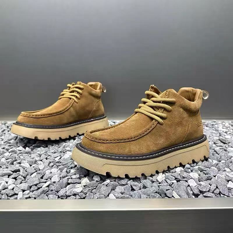 Street Fashion Walking - Autum inverno homens botas de plataforma