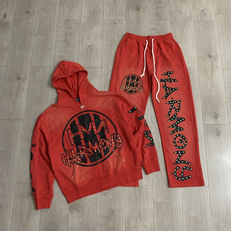 Street Fashion Hoodie - Conjunto de Moletom e Calça HARMONY