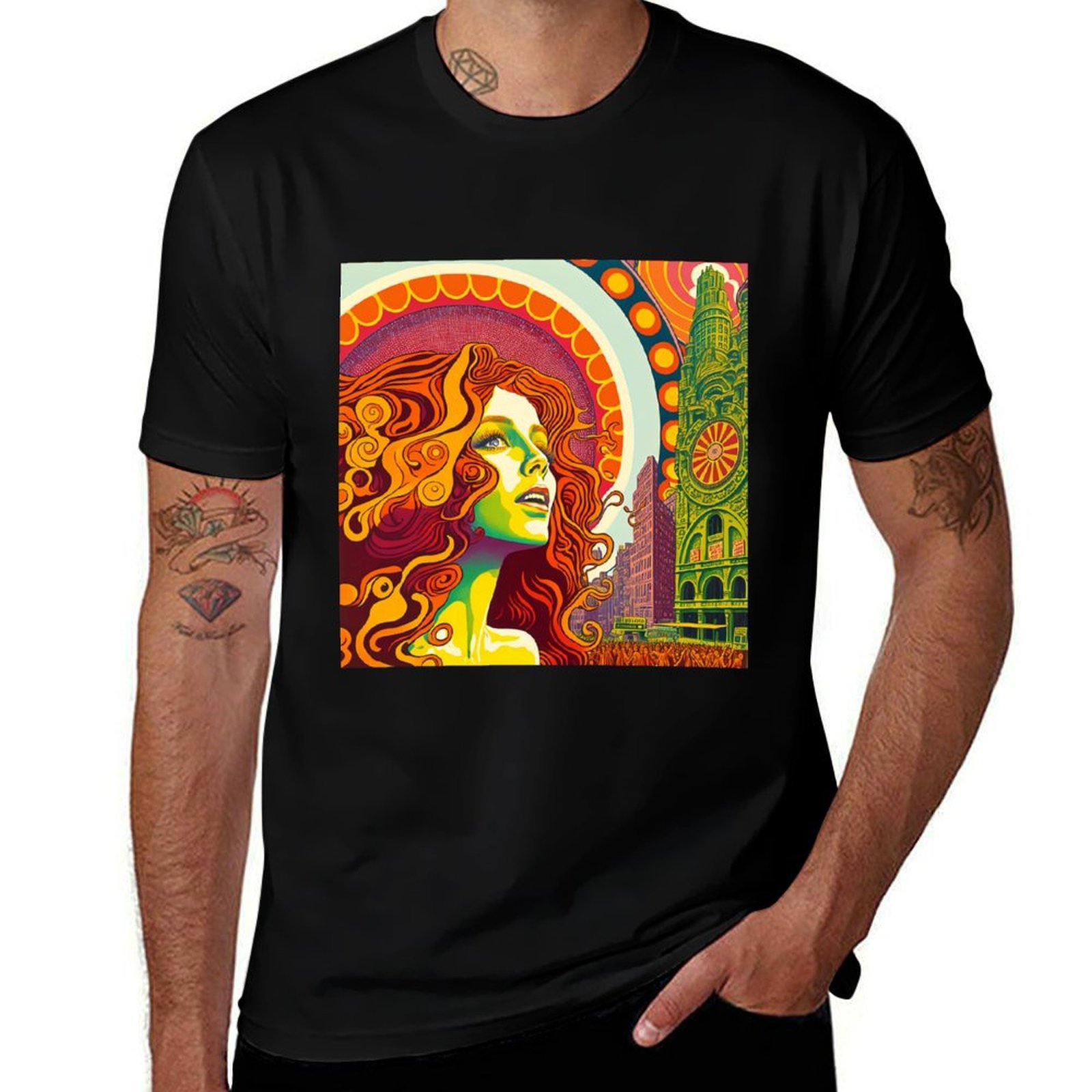 Street Fashion Nyc - Camiseta retrô NYC dos anos 70,