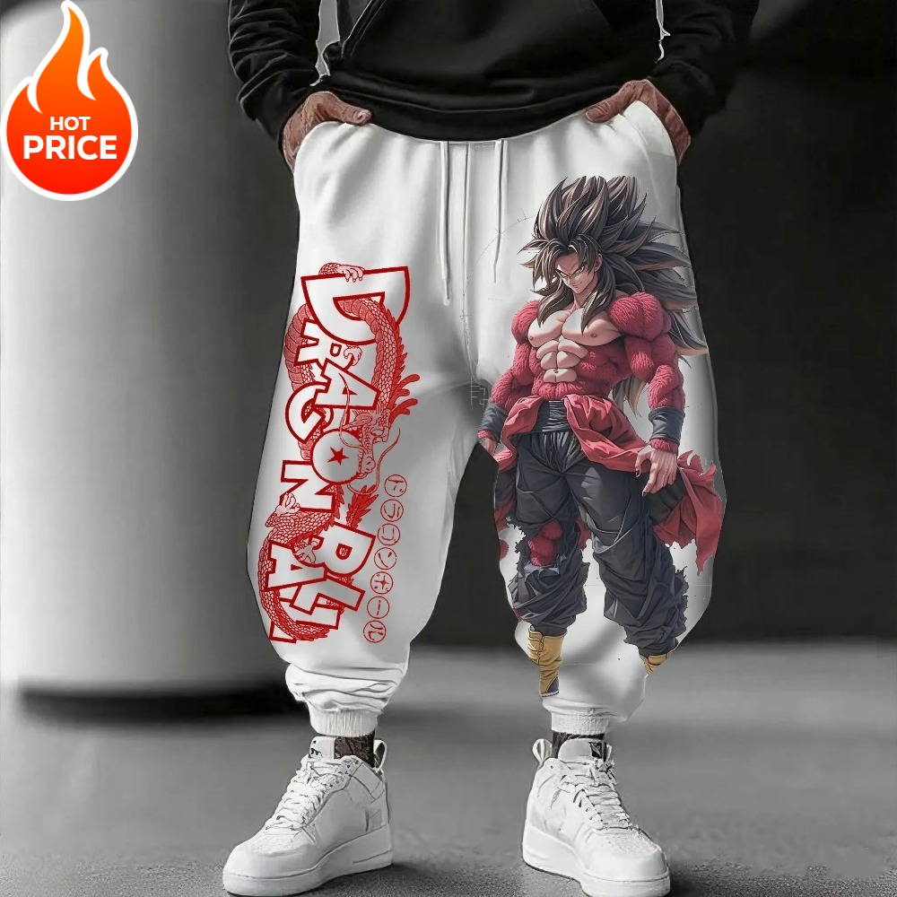 Street Fashion Japan 2025 - Anime saiyan dragon ball inverno algodão