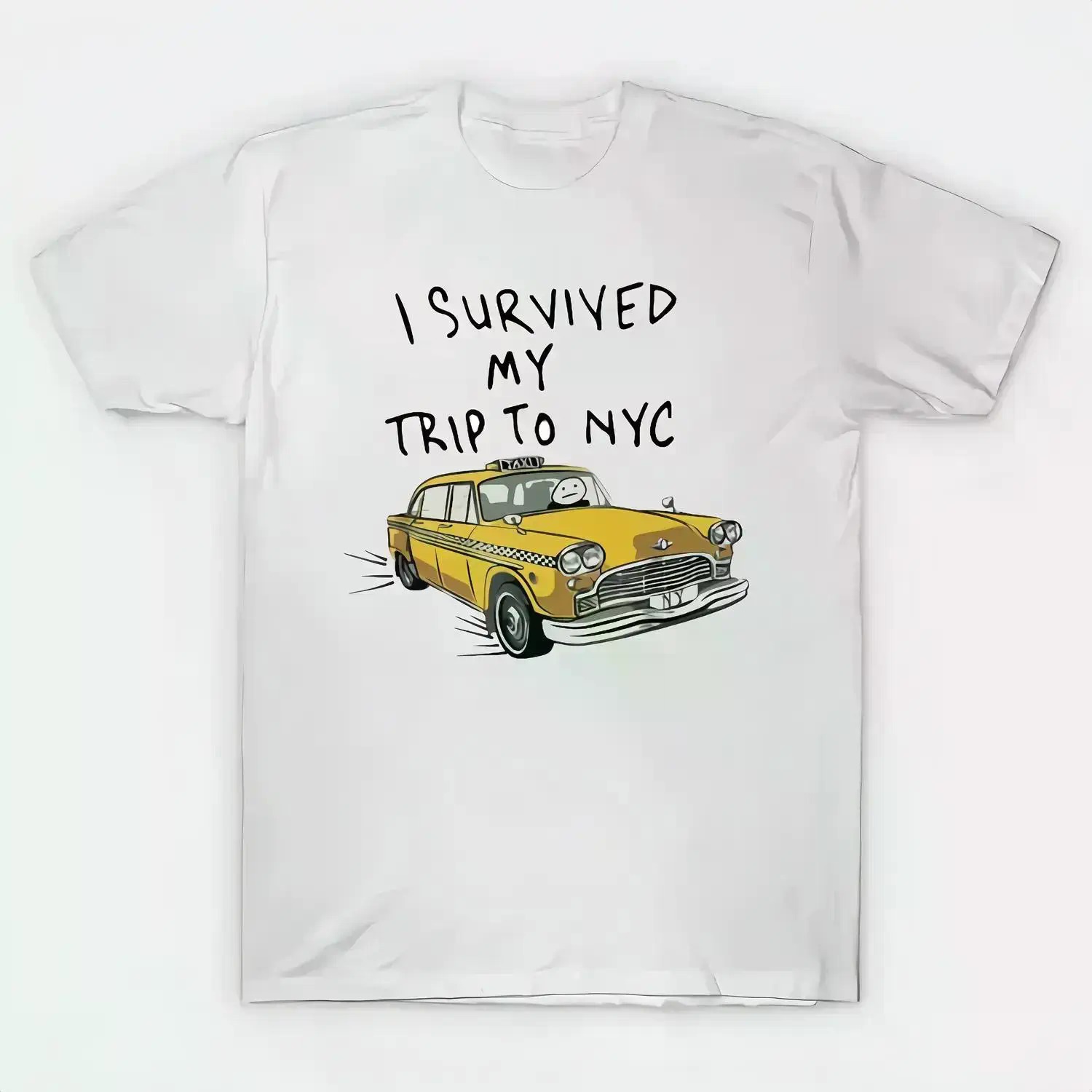 Street Fashion Nyc - Camiseta 100% oversized com estampa de