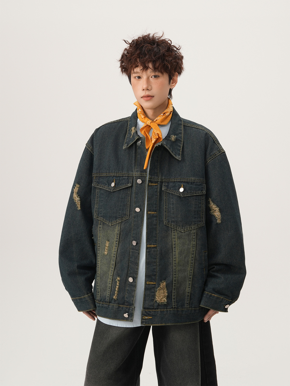 Jaqueta Jeans Masculina Americ - Street Fashion Vintage avaliação e preço