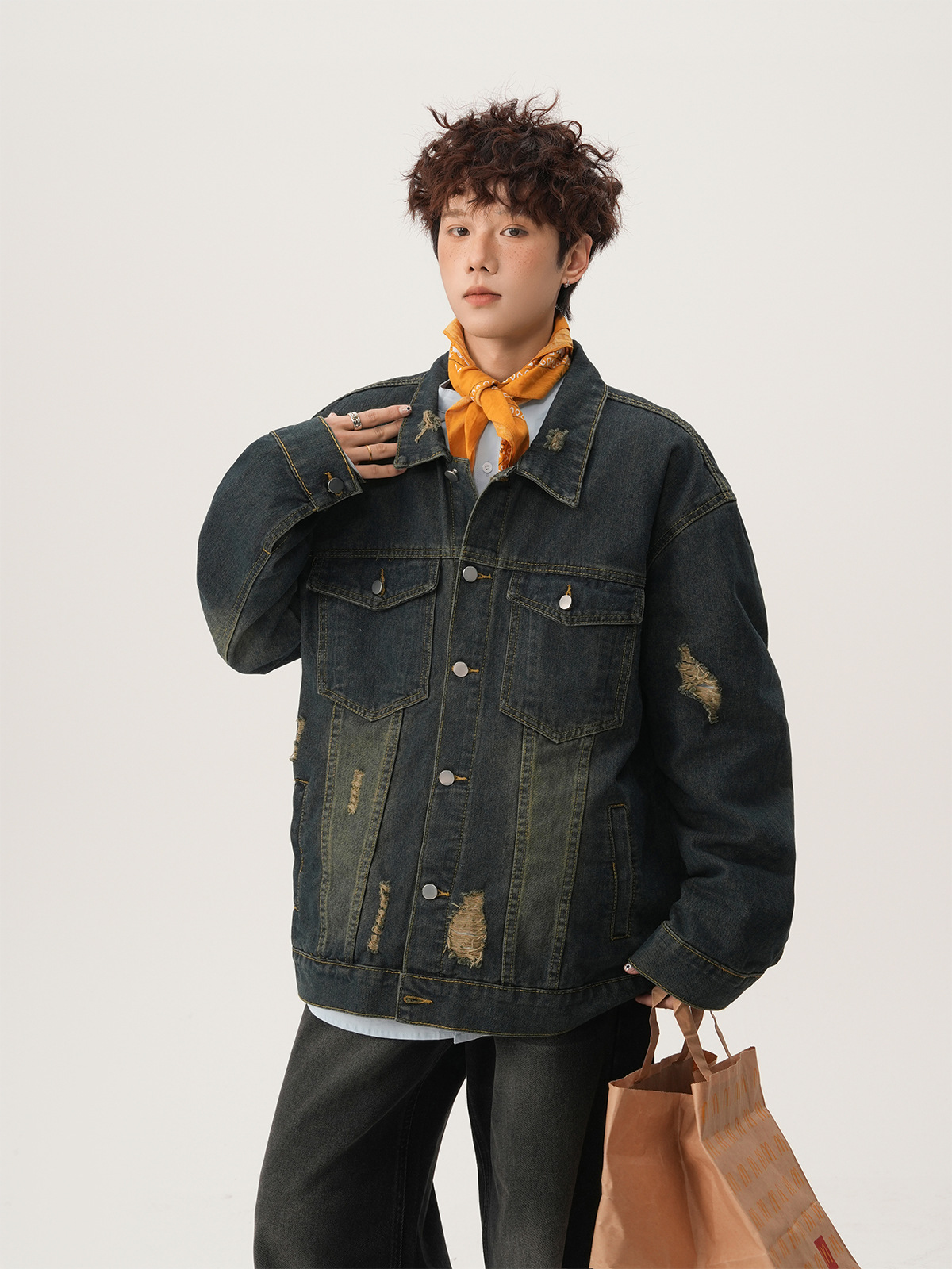 Jaqueta Jeans Masculina Americ - Street Fashion Vintage avaliação e preço