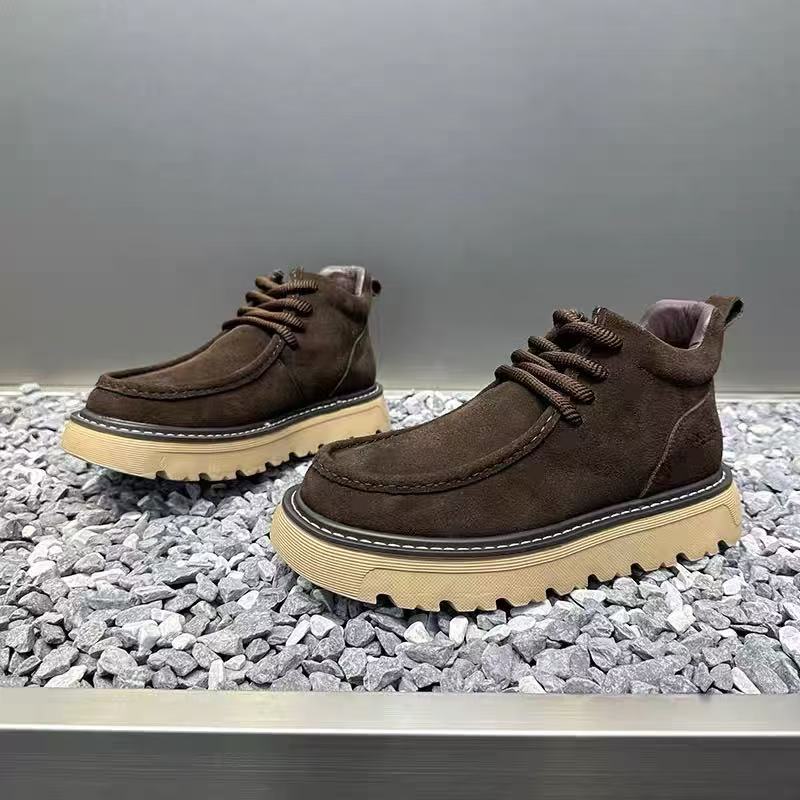 Autum inverno homens botas de  - Street Fashion Walking avaliação e preço