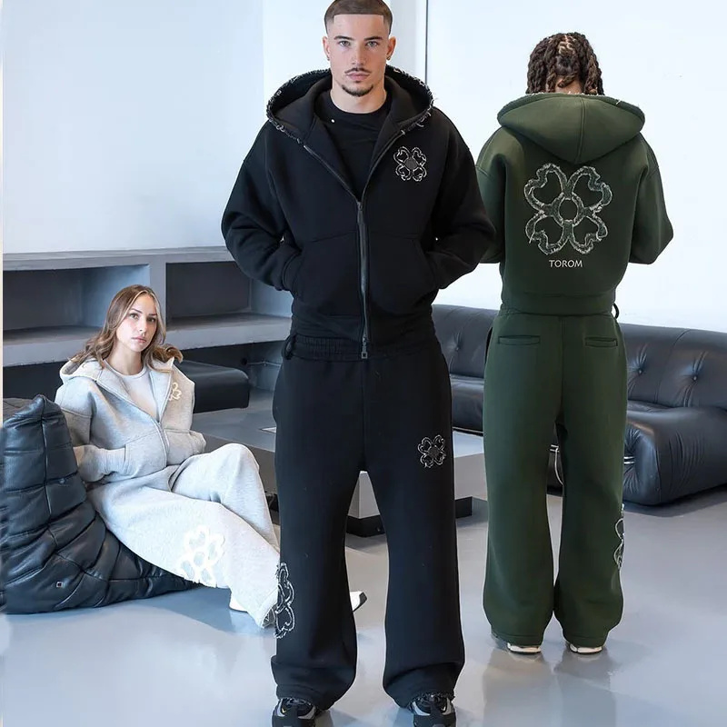 Conjunto de Moletom com Capuz  - Street Fashion For Man avaliação e preço