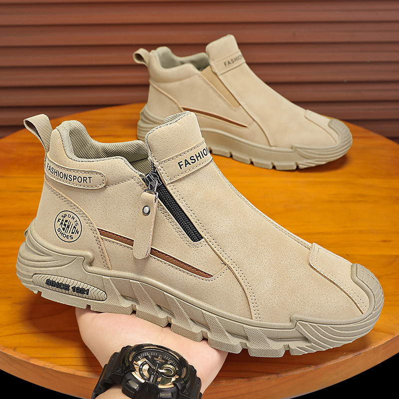 Botas Curtas Casuais Masculina - Street Fashion Walking avaliação e preço
