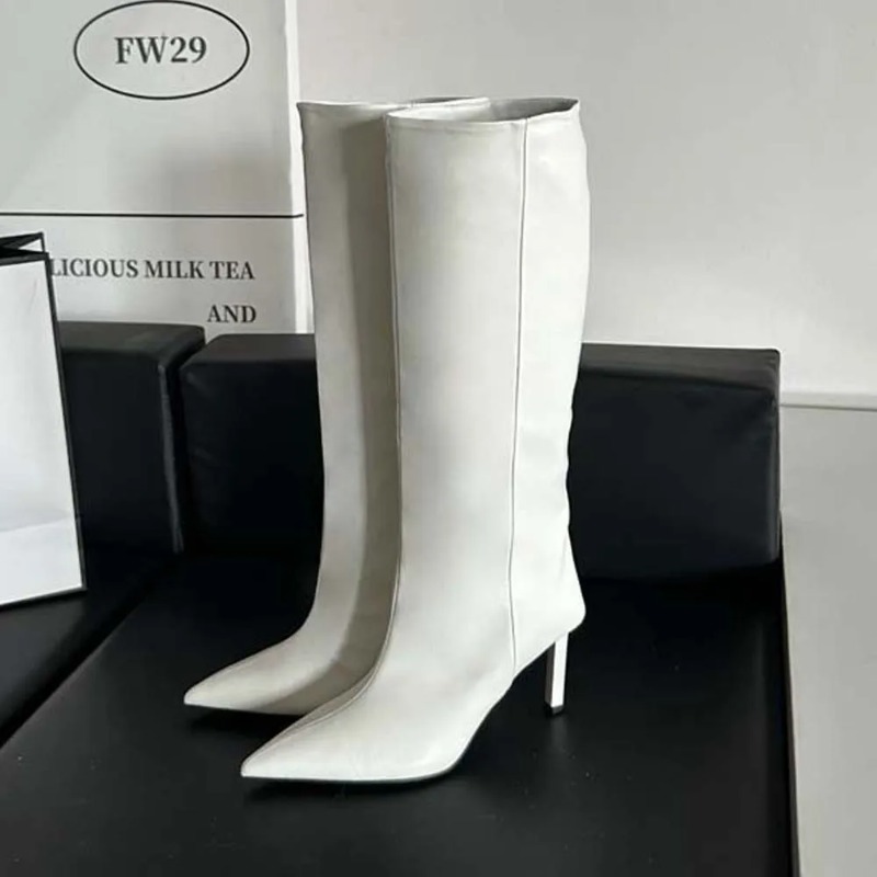 Mulheres de luxo botas longas  - French Street Fashion avaliação e preço