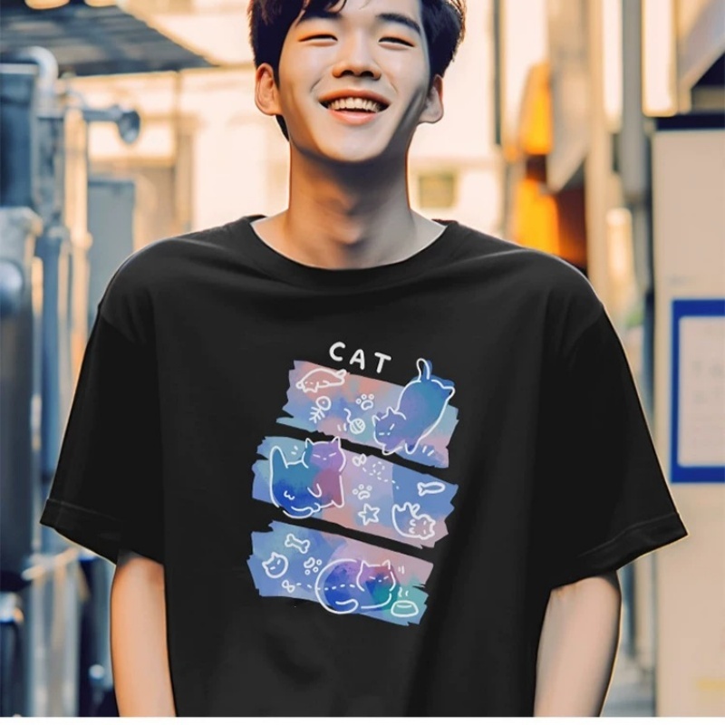 Zazomde mangá impressão mascul - Street Fashion Japan 2025 avaliação e preço