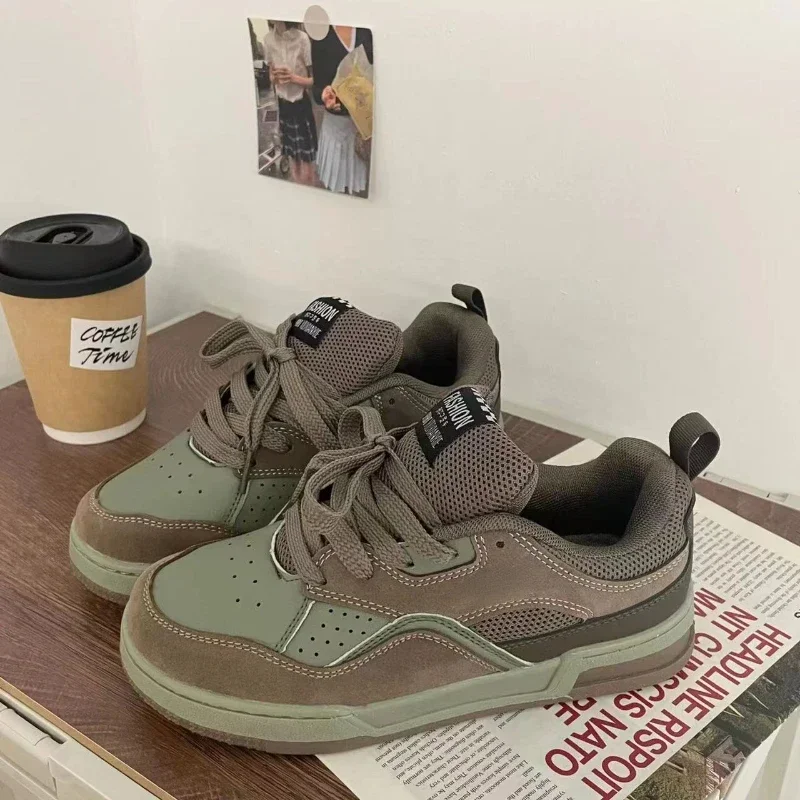 Moda vintage tênis masculino e - Street Fashion Walking avaliação e preço
