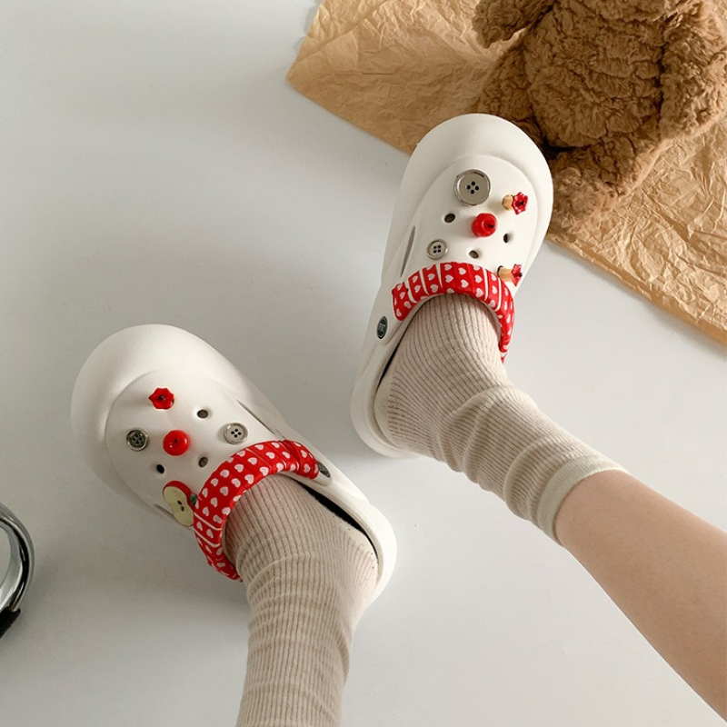 Mulheres moda tamancos chinelo - Street Fashion Walking avaliação e preço