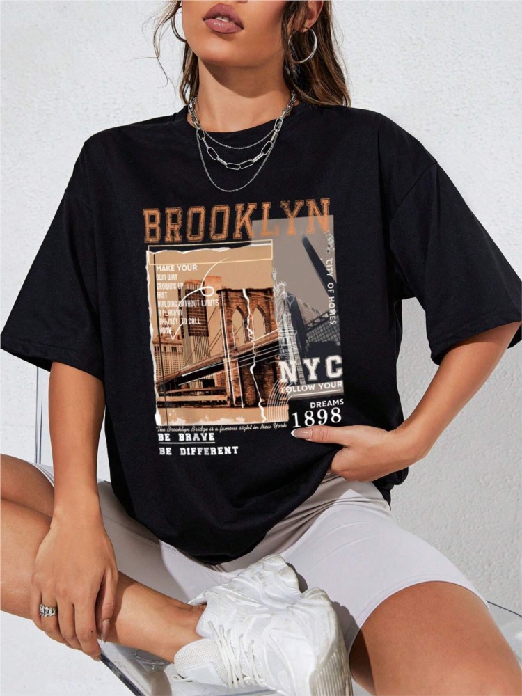 Primavera mulher camisetas de  - Street Fashion Nyc avaliação e preço