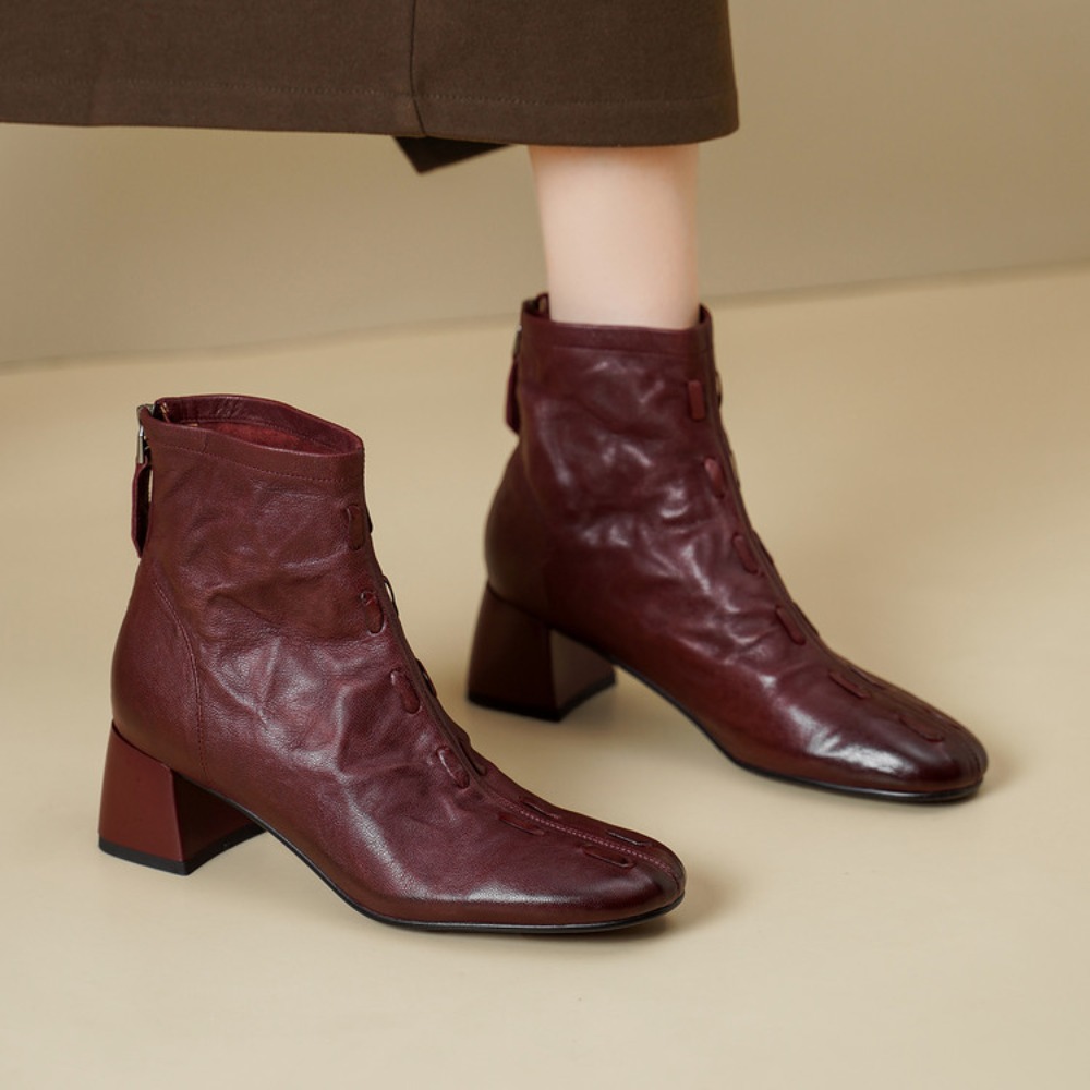 Botas de Cano Curto Femininas  - Street Fashion Vintage avaliação e preço