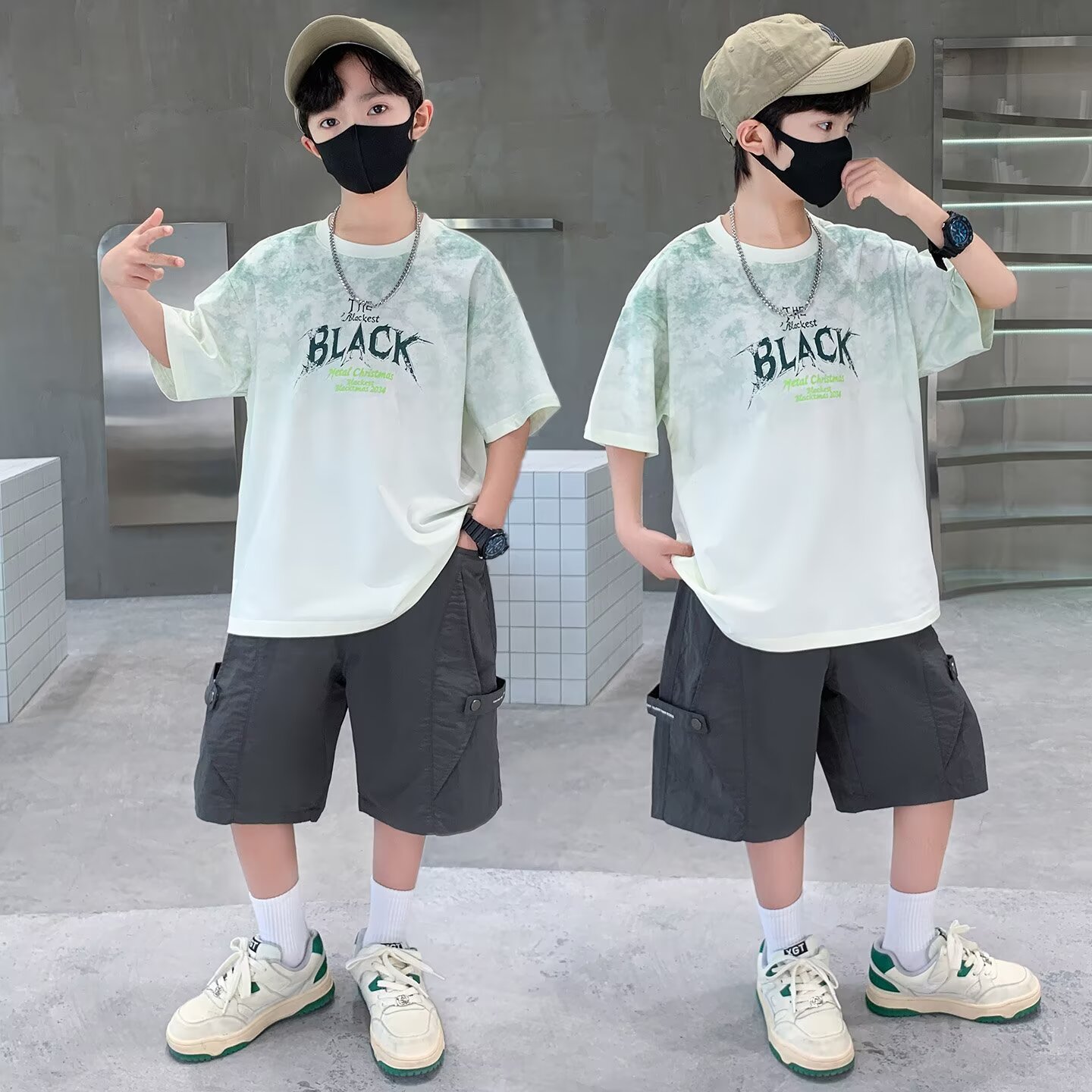 Novo verão meninos terno 120-1 - Street Fashion Japan 2025 avaliação e preço