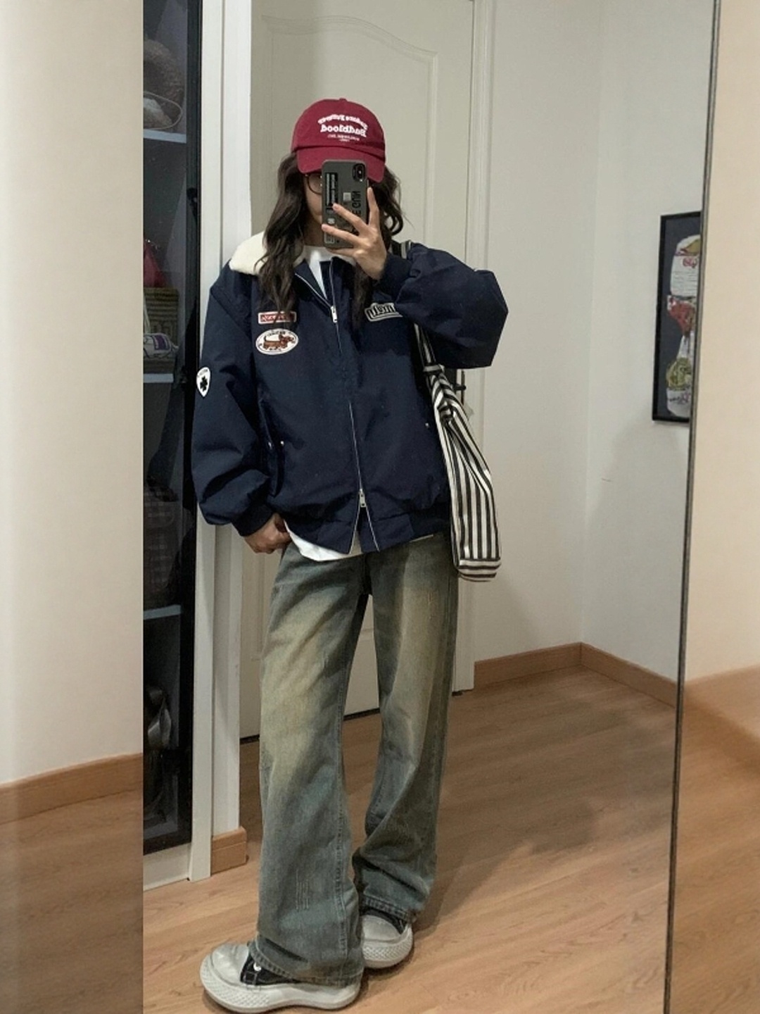 Jaqueta de lã de cordeiro outo - Street Fashion Look avaliação e preço