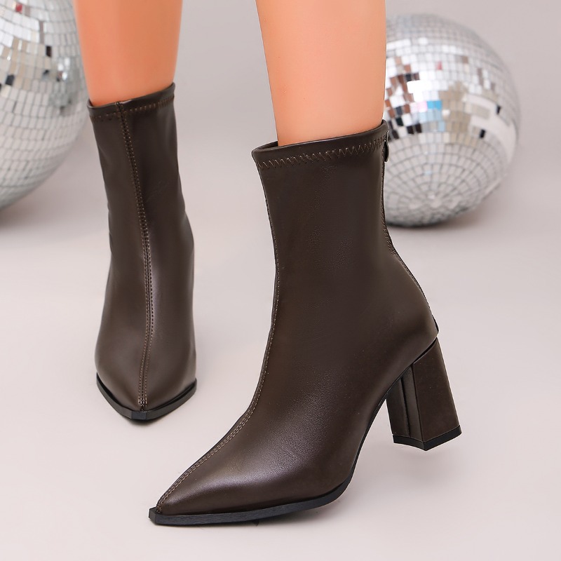 Botas Femininas Confortáveis d - Street Fashion Walking avaliação e preço