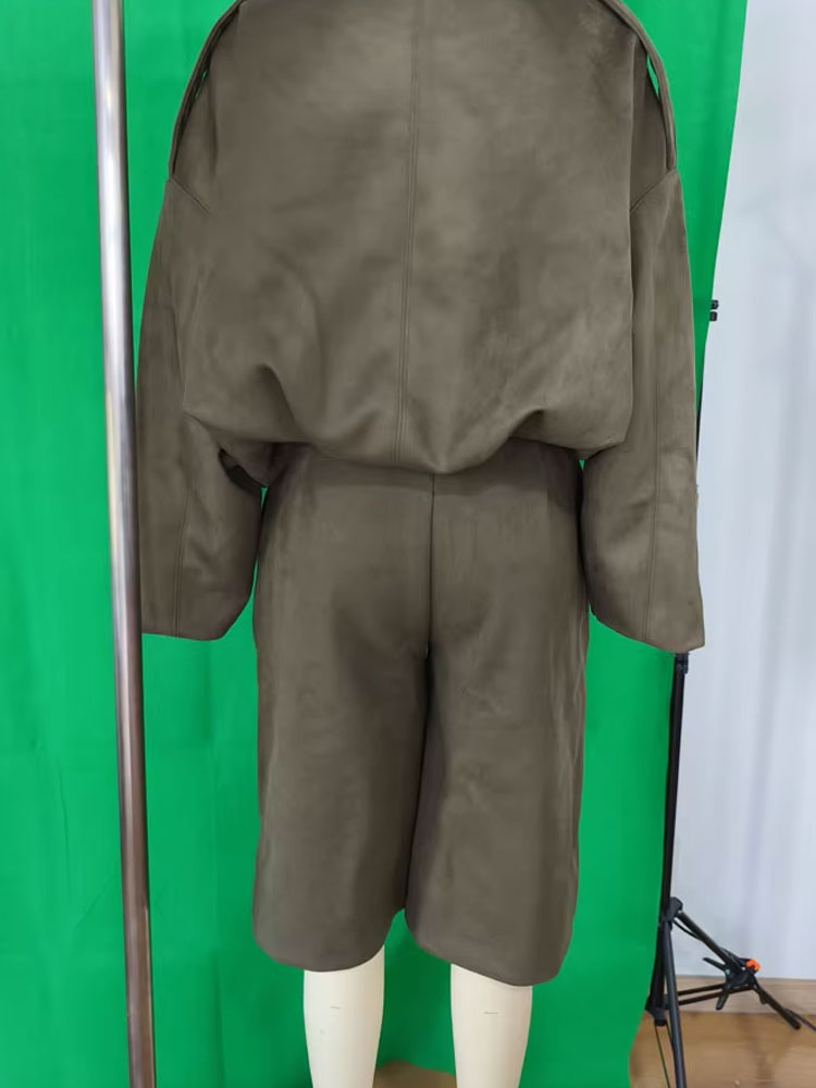 Hh feminino rua moda camurça t - Street Fashion Jacket avaliação e preço