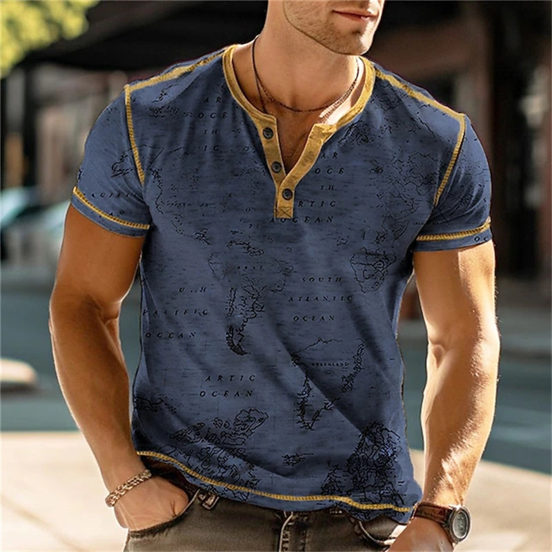 Camisas Masculinas Henry com E - Street Fashion Vintage avaliação e preço