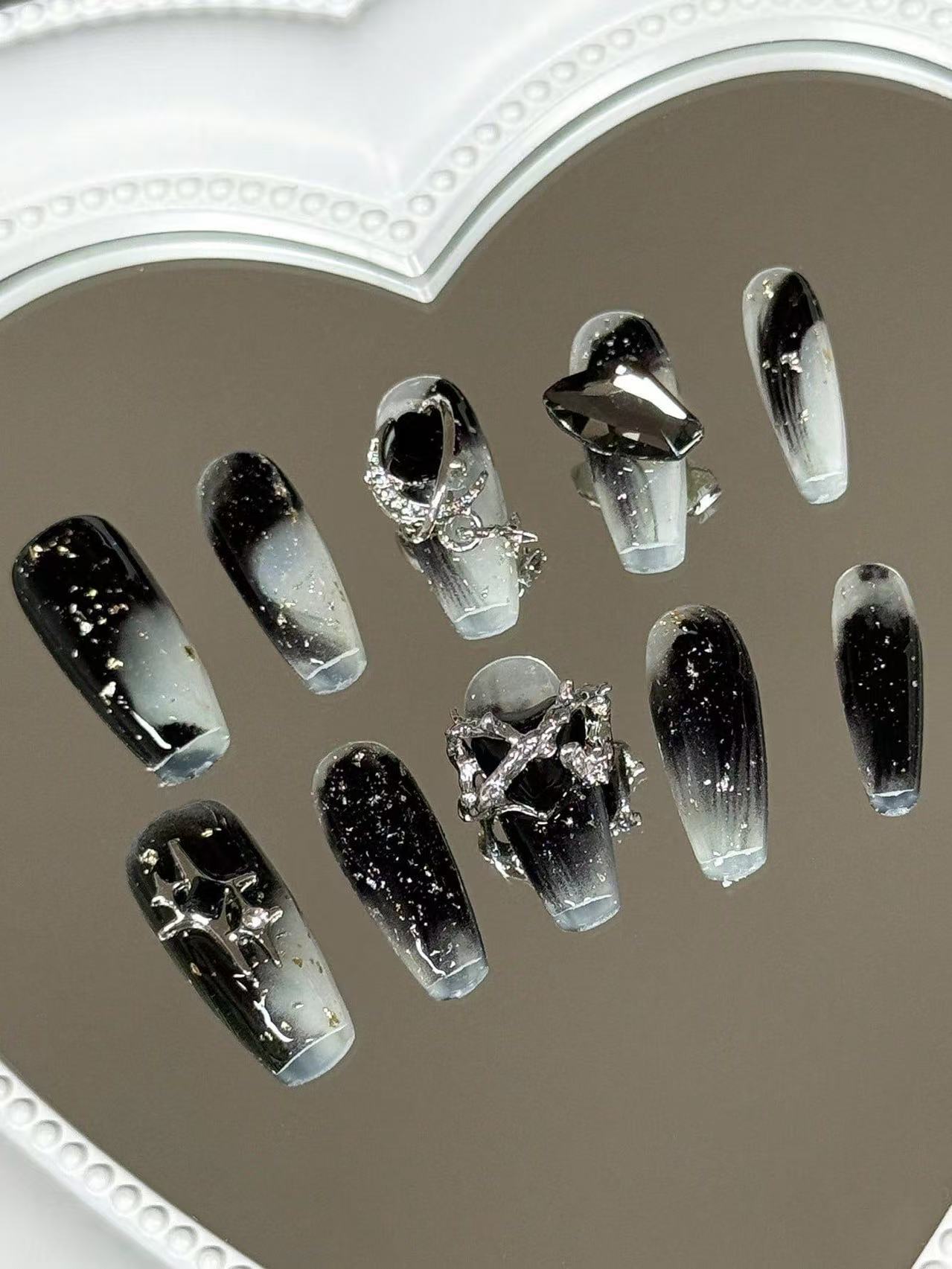 10 Unidades de Unhas Longas Tr - Street Fashion Look avaliação e preço