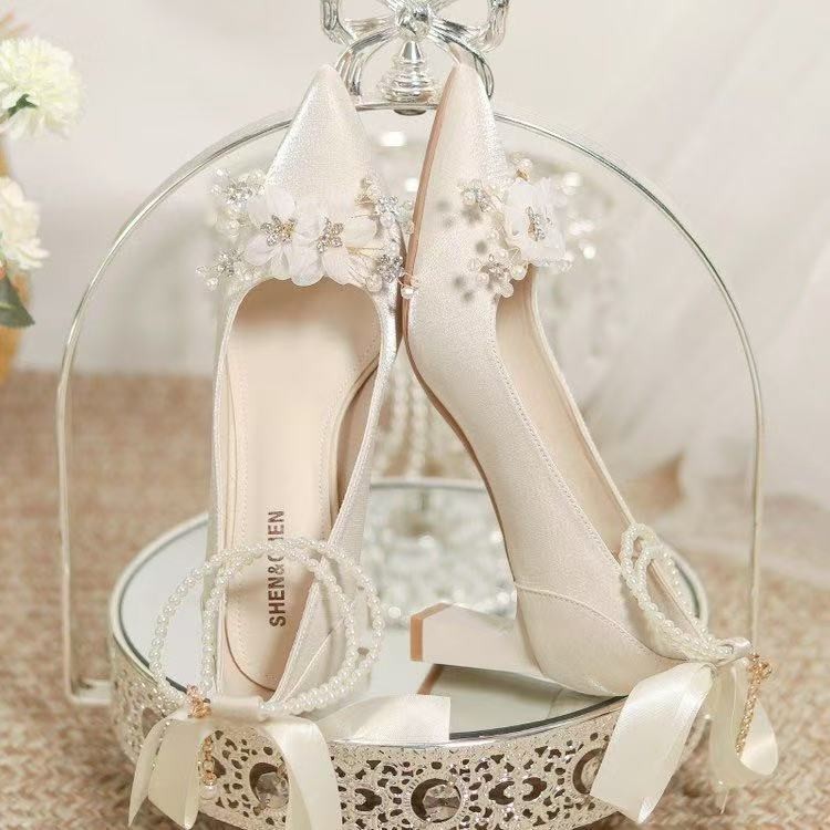 Sapatos de Casamento Estilo Fr - French Street Fashion avaliação e preço