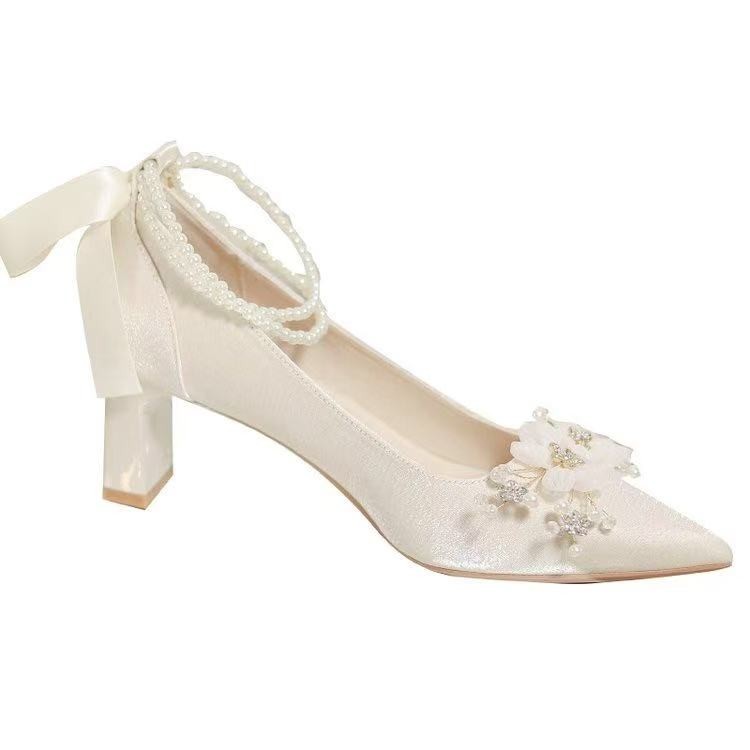 Sapatos de Casamento Estilo Fr - French Street Fashion avaliação e preço
