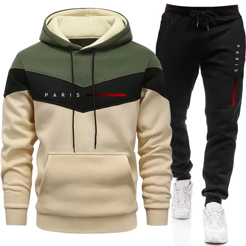 Conjunto de Moletom Masculino  - Street Fashion Hoodie avaliação e preço