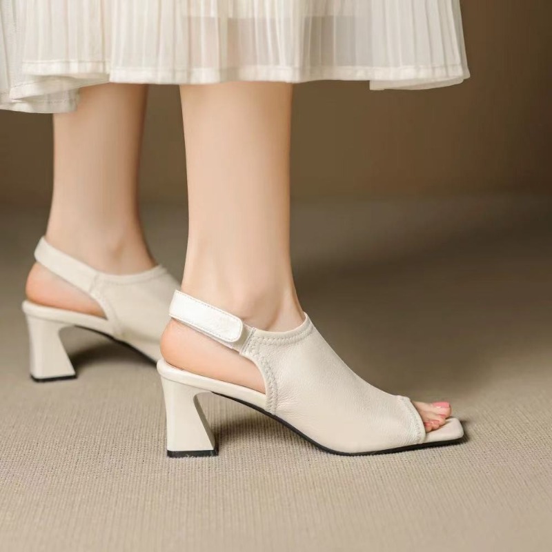 Sandálias Femininas de Couro U - French Street Fashion avaliação e preço
